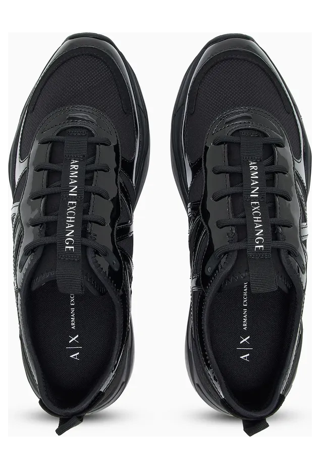 Armani Mesh With Patent And Microsuede Details (XDX039-XV311-00002) (3)