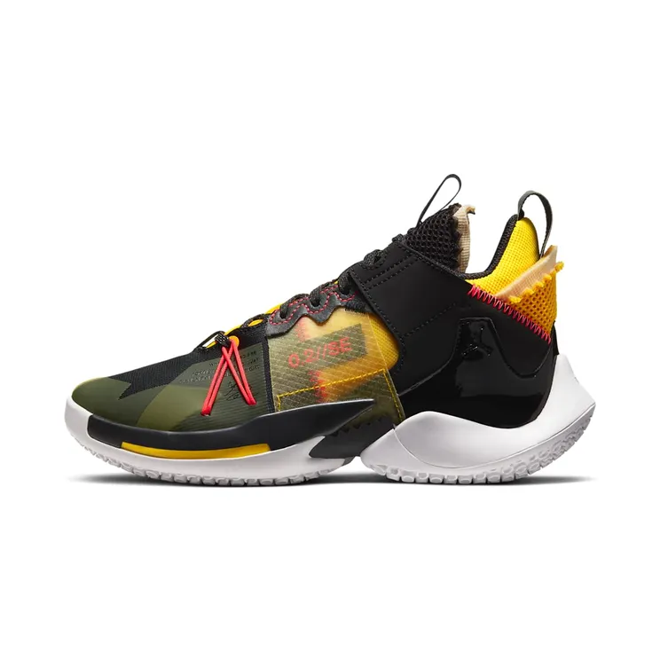 Jordan Why Not Zer0.2 SE GS “Black / Amarillo / Vast Grey / Flash Crimson” (CK0494-002)