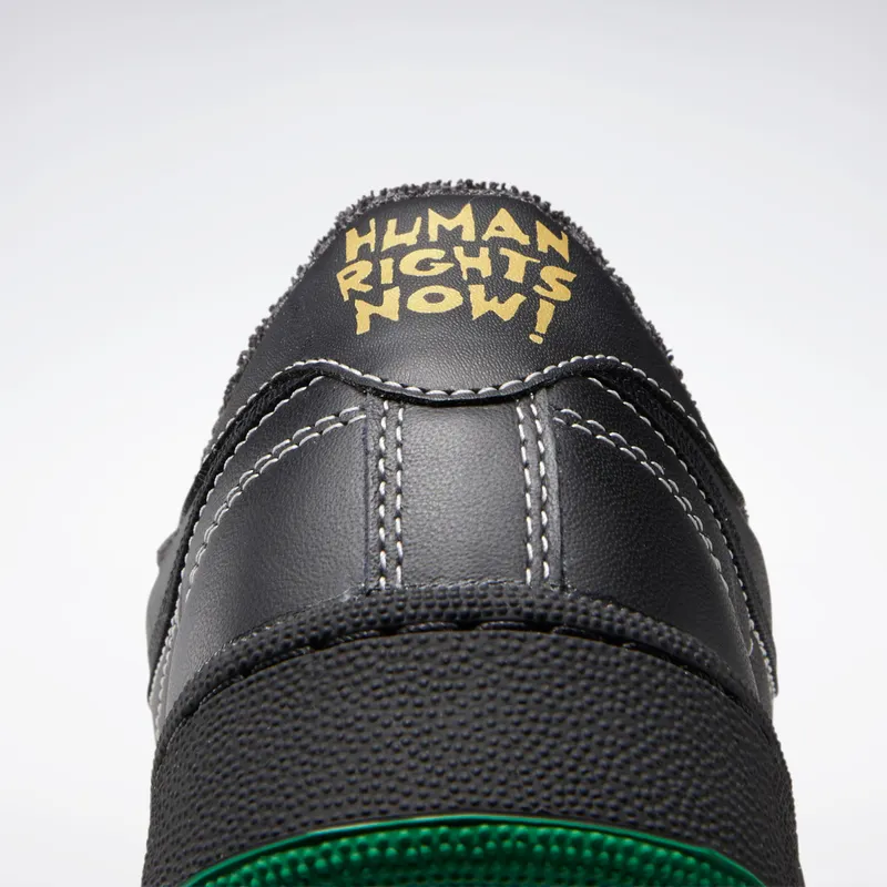 Reebok Human Rights Now! Club C 85 Shoes Core Black / Pure Grey 8 / Vector Red