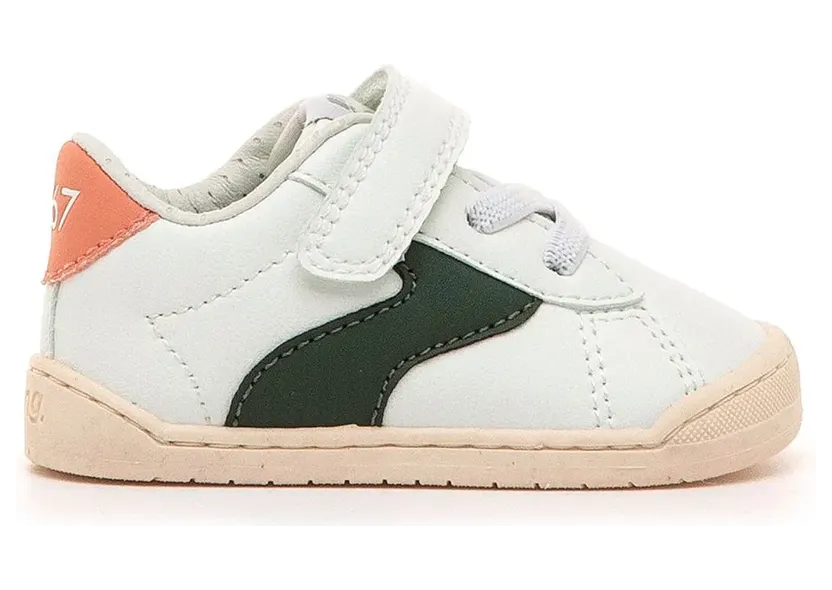MTNG sneaker White / Bottle Green / Pink (49304-C59340)