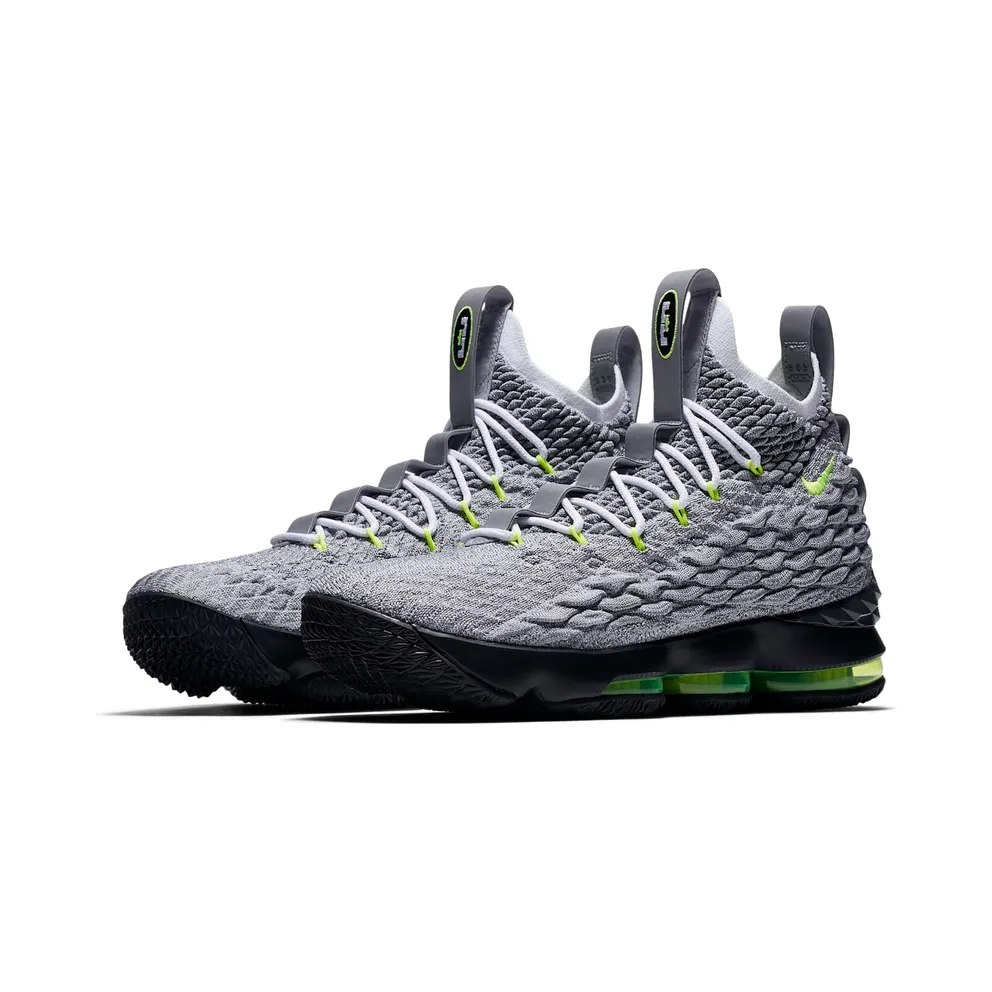 Nike LeBron 15 Air Max 95 Cool Grey/Neon Yellow (AR4831-001)