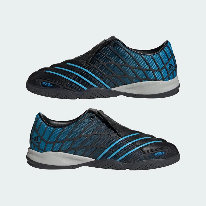 Adidas F50 SALA Shoes Core Black / Sky Rush / Blue Rush (HQ9243)