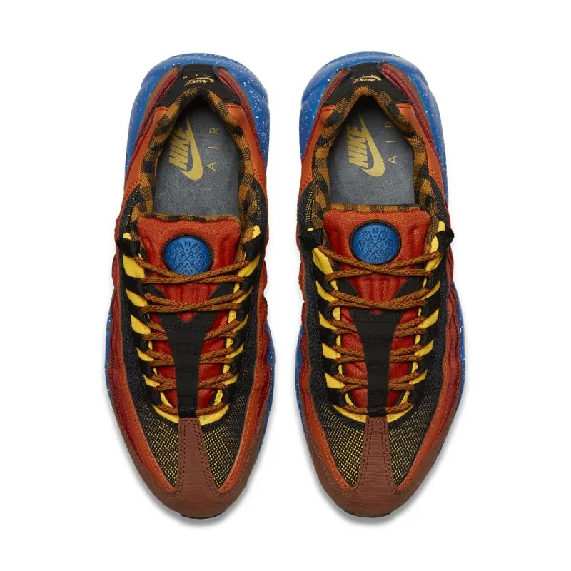 Nike Air Max 95 Campfire Pack Dark Cayenne/Black-Rust Factor-Solar Orange-Laser Orange-Cognac (538416-600)