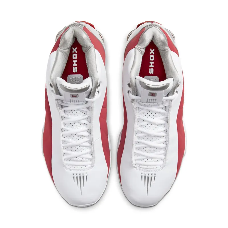 Nike Shox BB4 Varsity Red (2019) White/Metallic Silver-Varsity Red (AT7843-101)