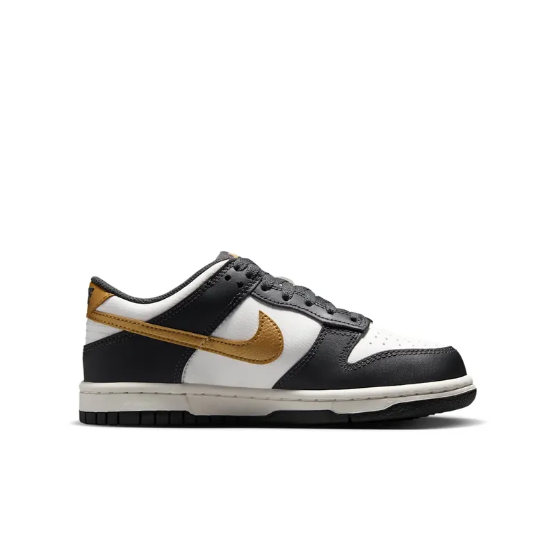 Nike Dunk Low GS “Summit White Metallic Gold” (HV2533-100)