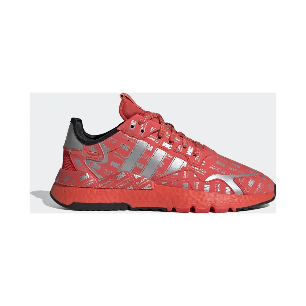 adidas Nite Jogger Schuh Hi-Res Red / Silver Metallic / Hi-Res Red (FV3621)