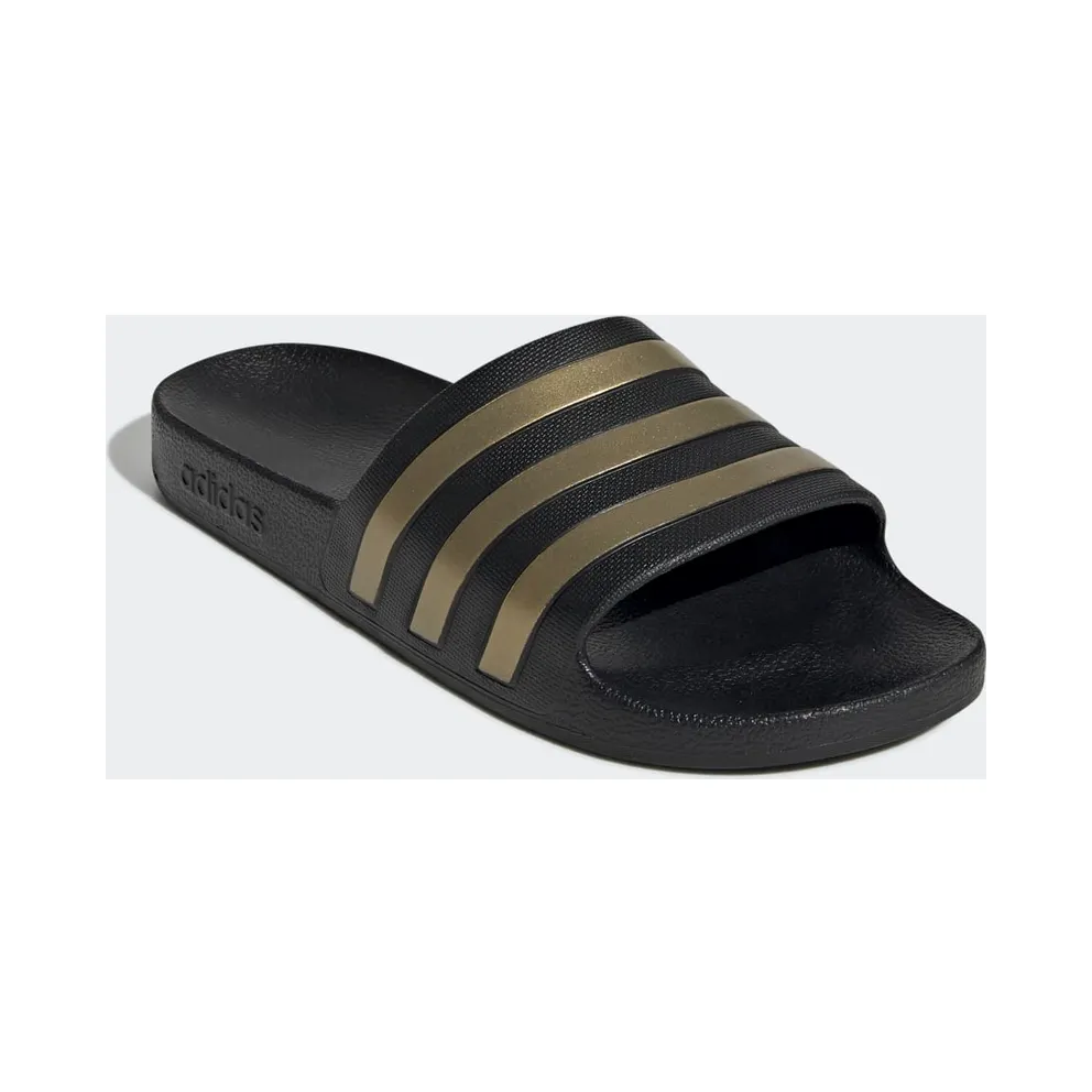 Adidas Adilette Aqua Slides Core Black / Gold Metallic / Core Black (EG1758)