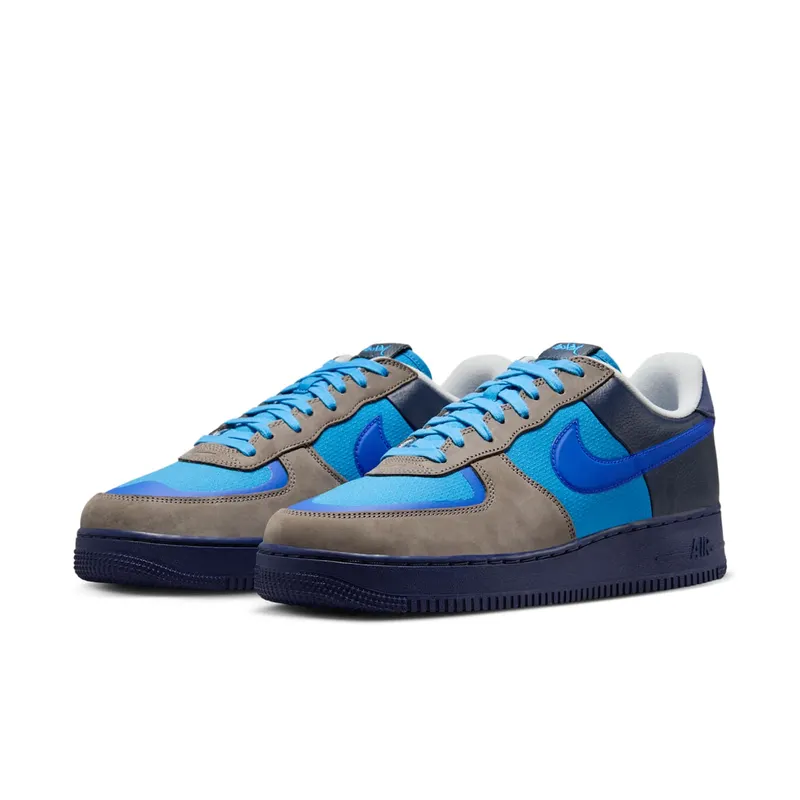 Nike x Stash Air Force 1 Low SP “Soft Grey and Harbor Blue” (varsity royal) – HF5516-001