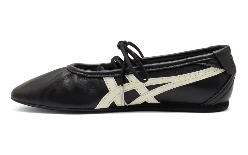 Onitsuka Tiger Womens Gymnarina “Black Cream” (1182A704-001)