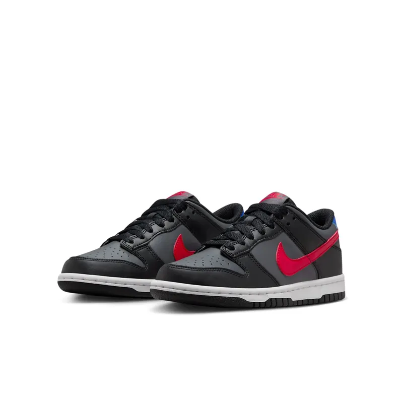 Nike Dunk Low GS “Black / University Red” (FV0373-001)