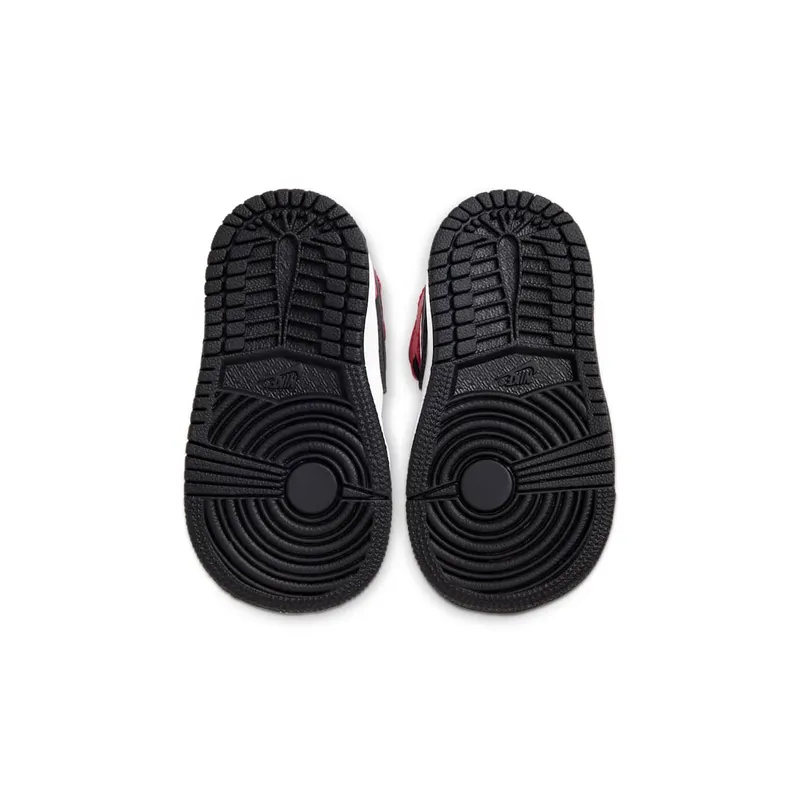 Jordan 1 Mid Chicago Toe (TD) Black/Gym Red-Black (640735-069)