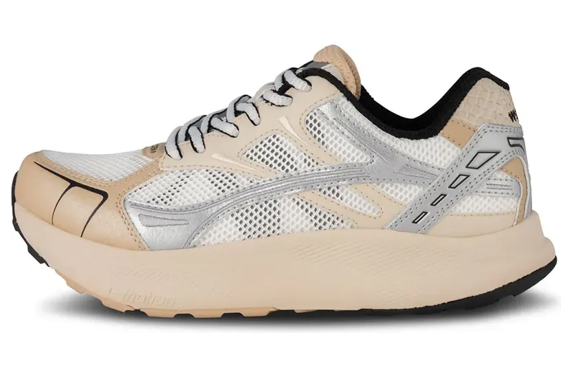 Woden sneaker Sand / Lichtbeige / Zilvergrijs / Wit (WL804-852)