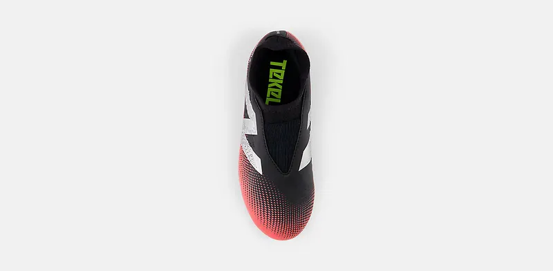 New Balance Tekela Magique V4+ Junior FG Black Energy Red Metallic Silver (GS/PS) (SJT3FR45)