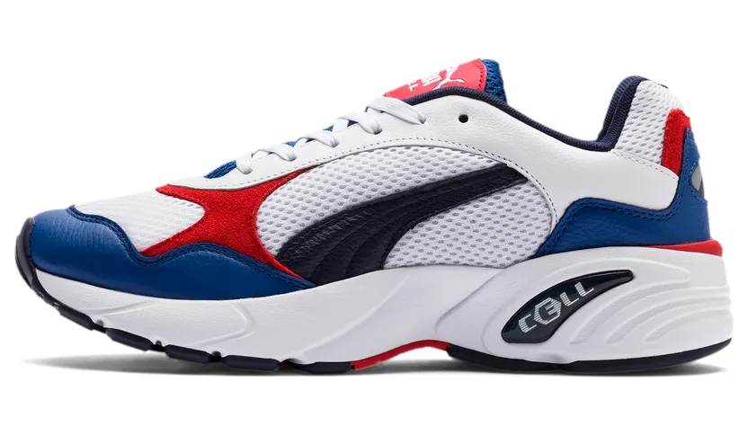 Puma CELL Viper leren Blauw/Rood/Wit (370996-02)