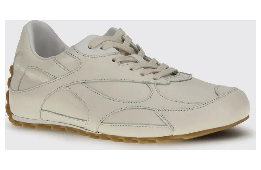 Bottega Veneta Orbit Flash Leather Sneakers White (867941V65C09013)