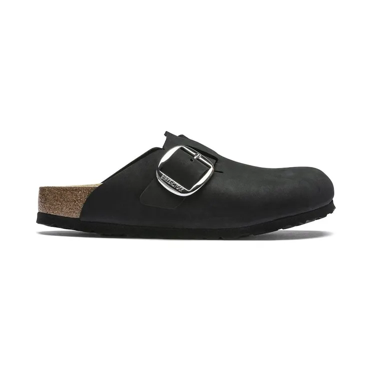Birkenstock Boston Big Buckle Nubuck Black (1016995)