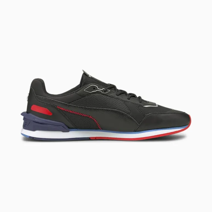 Puma BMW M Motorsport Low Racer motorsportschoenen Wit/Zwart (306805-01)
