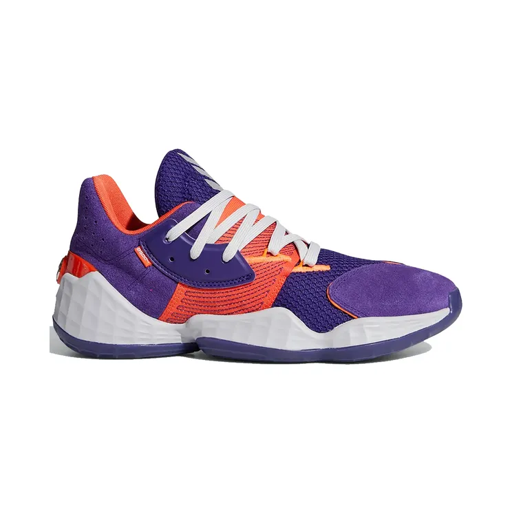 Adidas Harden Vol. 4 ‘Su Casa Mi Casa – Phoenix Suns’ Collegiate Purple/Orange/Grey Three (FW7495)