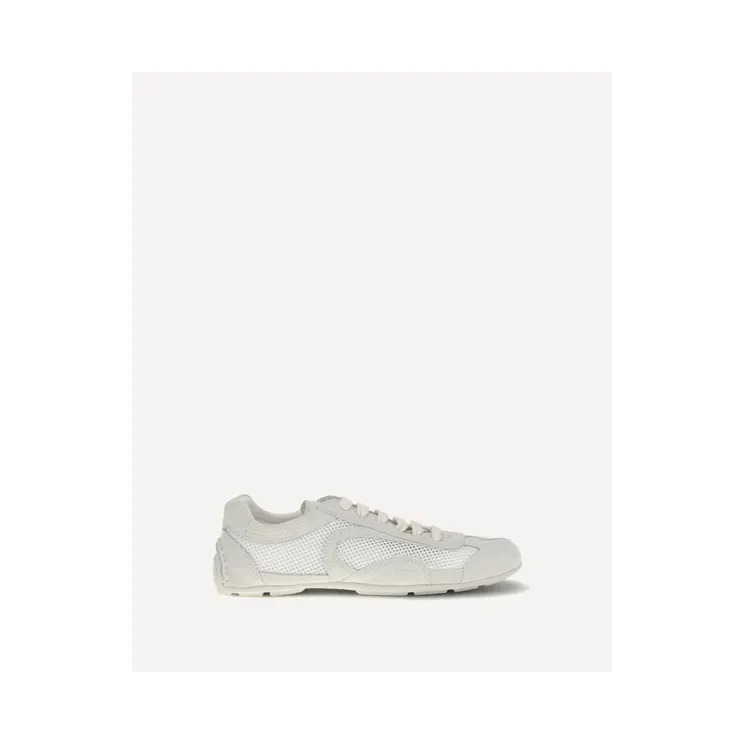 Prada Re-Edition Mesh-Sneakers aus Wildleder “Yellow” (1E247OFD0103D8C)