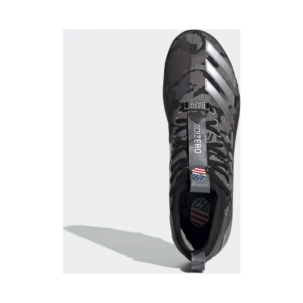 Adidas x A Bathing Ape Grey Camo adiZero 8.0 BAPE Football Cleats (2019) (EE7074)