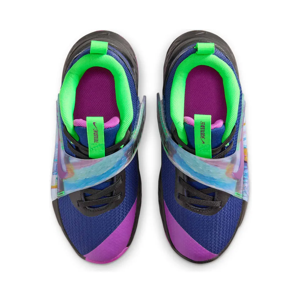 Nike Team Hustle D 12 Blue Void Green Strike Vivid Purple (HV2290-400)
