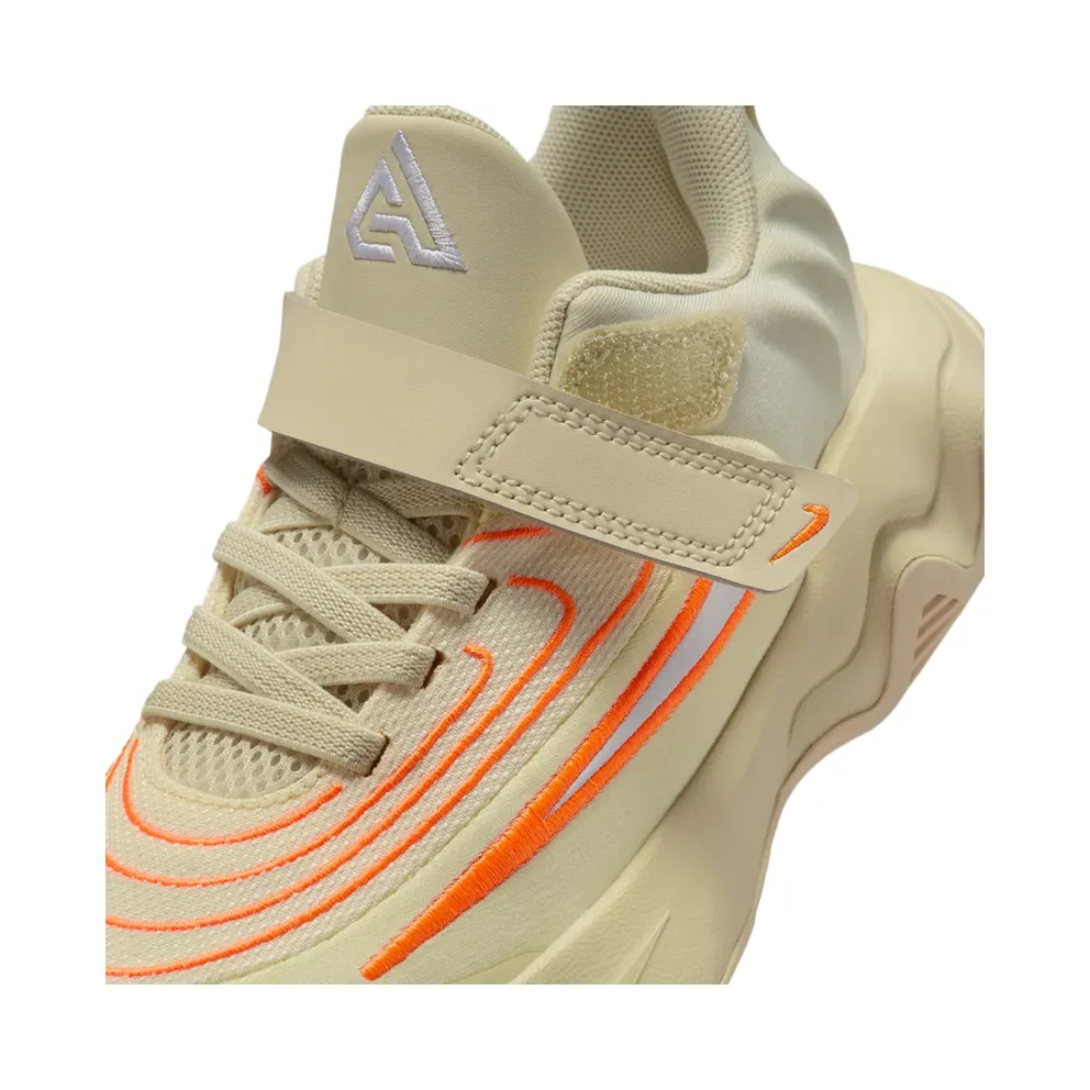 Nike Giannis Immortality 4 Light Khaki Alabaster Total Orange White (FZ6733-200)