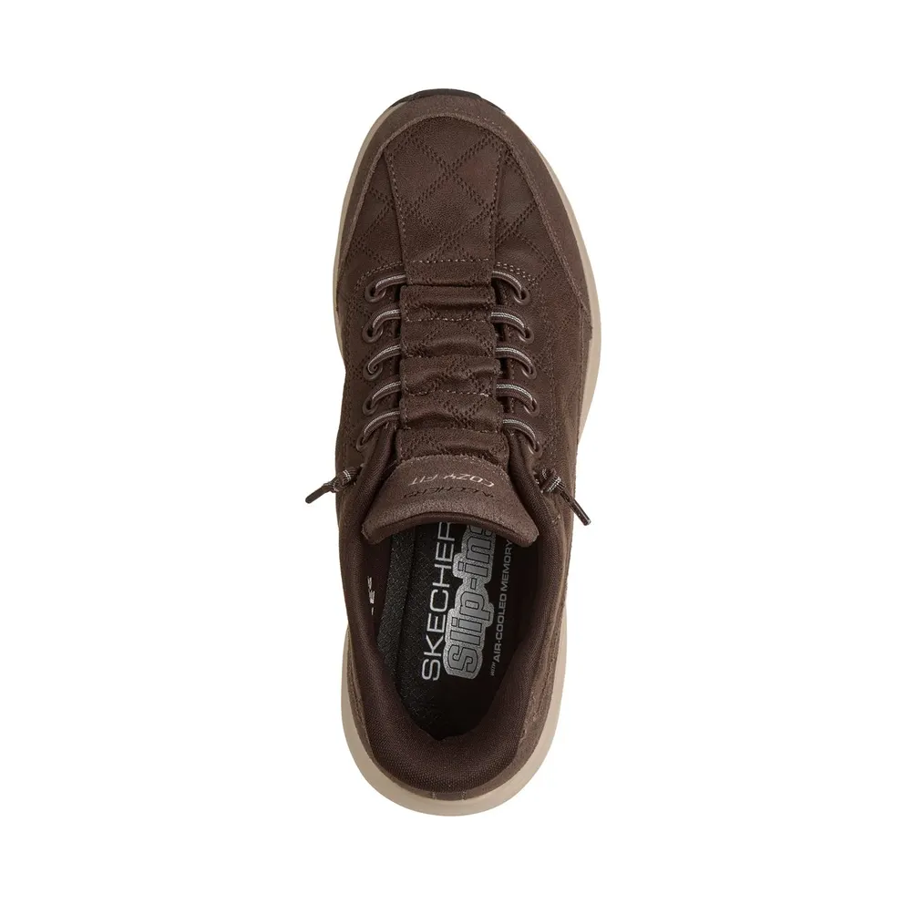 Skechers Slip-ins: Contour Foam – Cozy Fit Natural Ease Sneaker Bruin