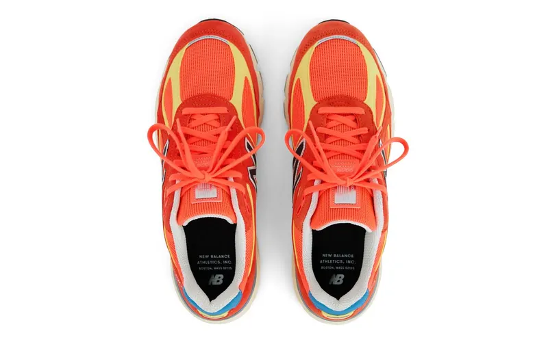 New Balance 990v4 – “Urgent Red / Maize / Afterglow” (U99076B)