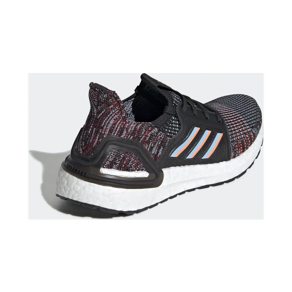 Adidas UltraBoost 19 J ‘Black Multi’ Core Black/Glow Blue/Hi-Res Coral (EF0930)