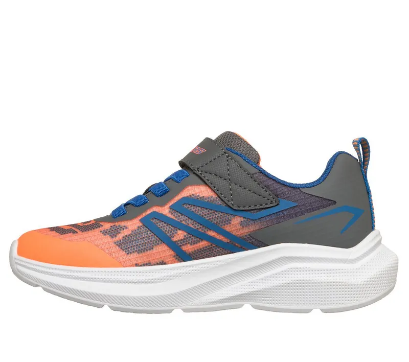 Skechers Microspec Velocity Sneaker Orange/Houtskool