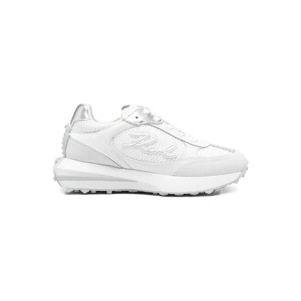 Karl Lagerfeld mit Metallic-Einsätzen “White” (KL62926A41S)