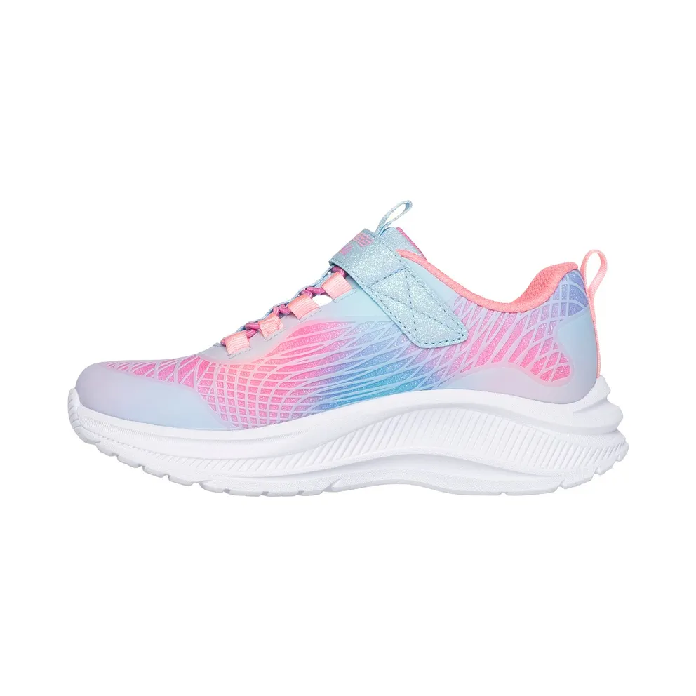 Skechers S-Lights: Rainbow Cruisers – Rainbow Reflectin Sneaker Licht Blue