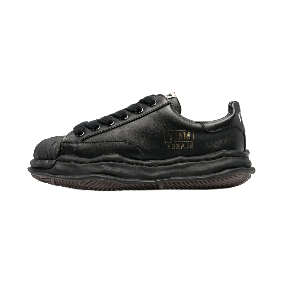 Maison Mihara Yasuhiro Blakey OG Sole Leather Low “Black” (A06FW702-BLK)