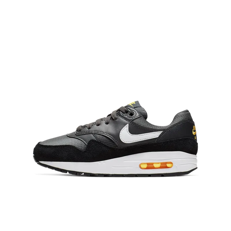 Nike Air Max 1 Anthracite White (GS) “Anthracite / Black / Amarillo / White” (807602-017)