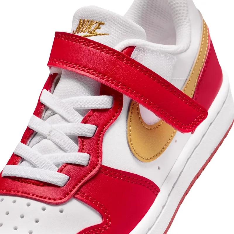 Nike Court Borough Low Recraft White University Red Gold (DV5457-137)