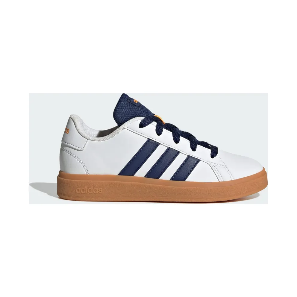 Adidas Grand Court Lifestyle Tennis Lace-Up Cloud White / Dark Blue / Gum (JI0969)
