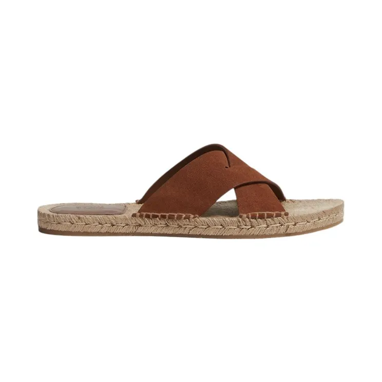 Zegna Suede Espadrille Sandals Dark Foliage (LHCSR-A5964Z-VIZ)
