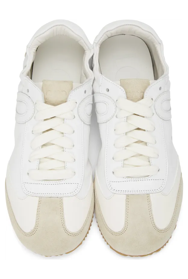Loewe Off-White & White Ballet Runner Sneakers (L814282X08) (5)