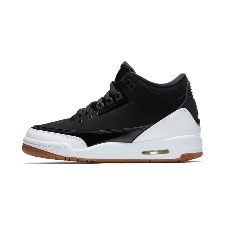 Air Jordan 3 Retro GG Gum Sole “Black / Gum Medium Brown / White” (441140-022)
