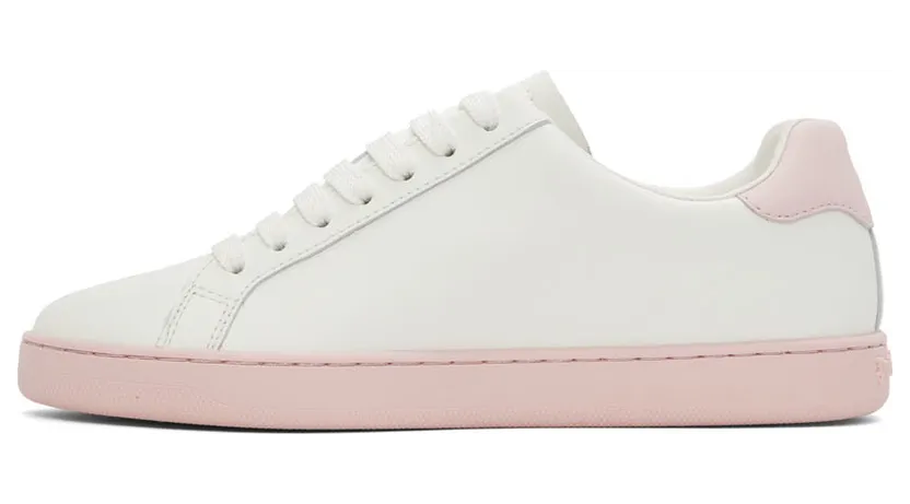 Palm Angels White & Pink Palm One Sneakers (PWIA035S22LEA0020130) (3)