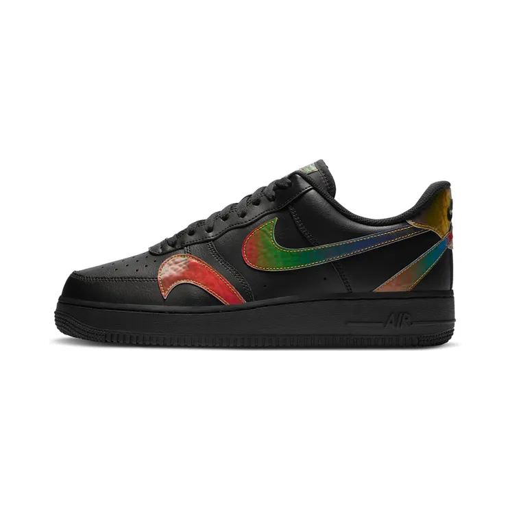 Nike Air Force 1 ’07 LV8 Misplaced Swoosh – “Black / Multi-Colour” (CK7214-001)