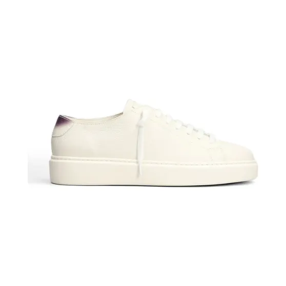 Doucal’s aus gekörntem Leder “White” (DU3540ALEXPY843)