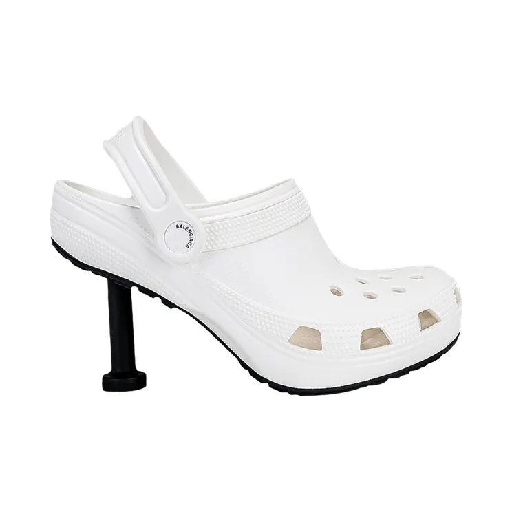 Balenciaga x Crocs Madame 80MM White (W) (677390W1S8E9000)