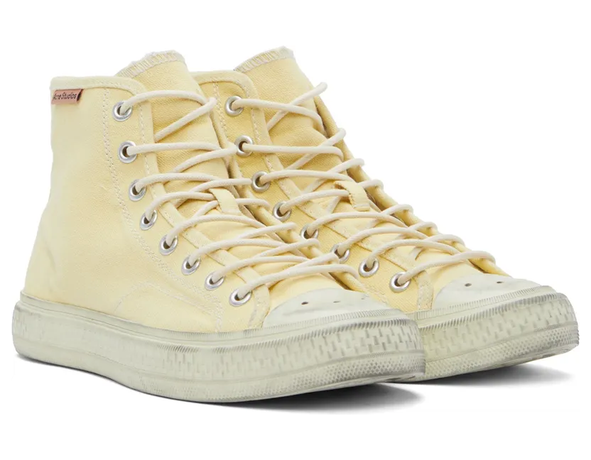 Acne Studios Black Ballow Tumbled High Sneakers (BD0217-) (4)