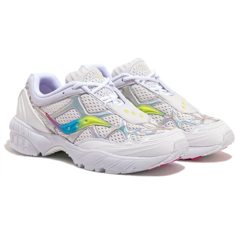 Saucony Grid Web Iridescent White White/Iridescent (S70492-1)