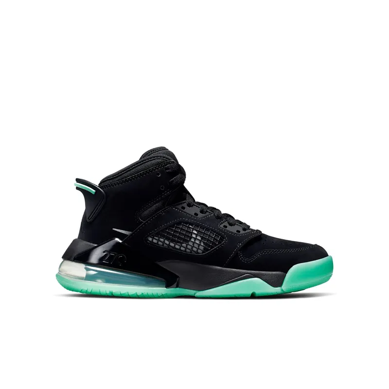 Jordan Mars 270 Black Green Glow (GS) Black/Green Glow-Green Glow (BQ6508-003)