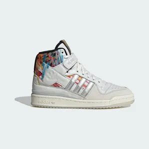 Adidas Forum High Sportschoenen Core White / Bold Gold / Black/Red (IG6351)