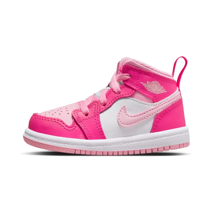 Air Jordan 1 Mid TD “White / Fierce Pink / Medium Soft Pink” (FD8782-116)