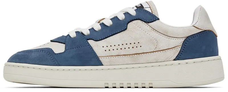 Axel Arigato SSENSE Exclusive Off-White & Blue Dice Lo Sneakers (F0002021)