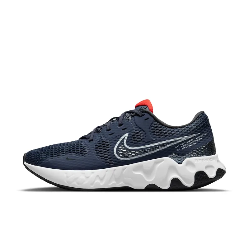 Nike Renew Ride 2 “Thunder Blue / Off-Noir / Chile Red / Pure Platinum” (CU3507-405)